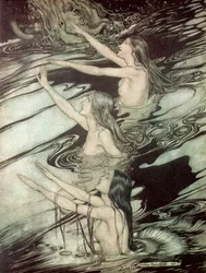 The Rhine Maidens, from “Siegfried and The Twilight of the Gods” by Richard Wagner, 1911